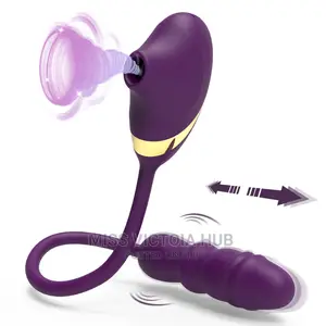 Clitoral Thrusting Sucking Vibrator Tongue Dildo