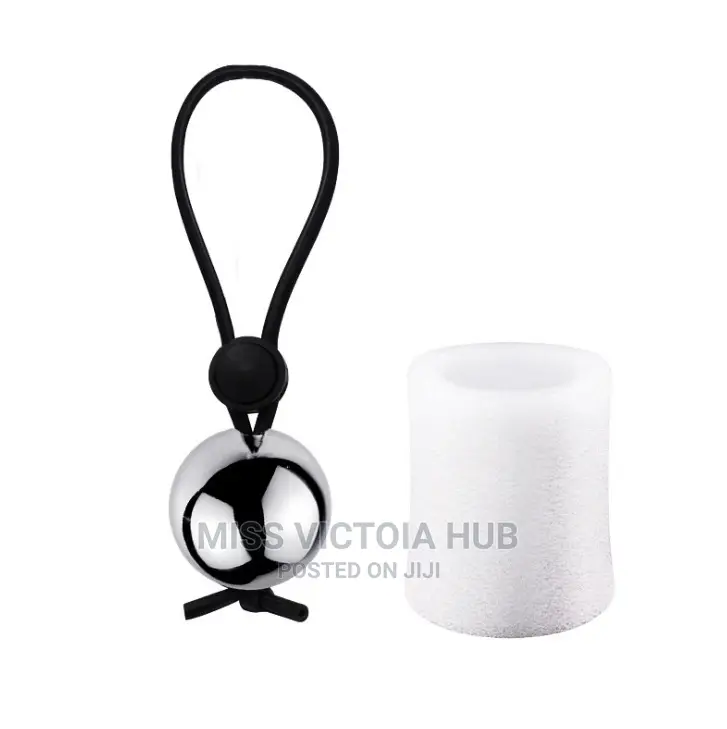 Adjustable Cock Ring Training Dumbbell Balls Vibrator