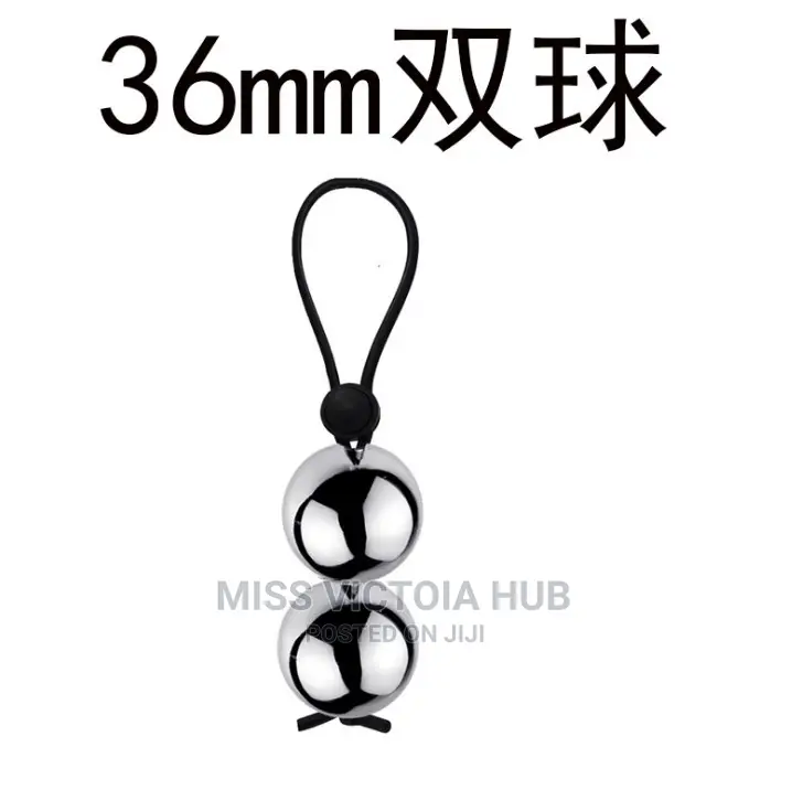 Adjustable Cock Ring Training Dumbbell Balls Vibrator