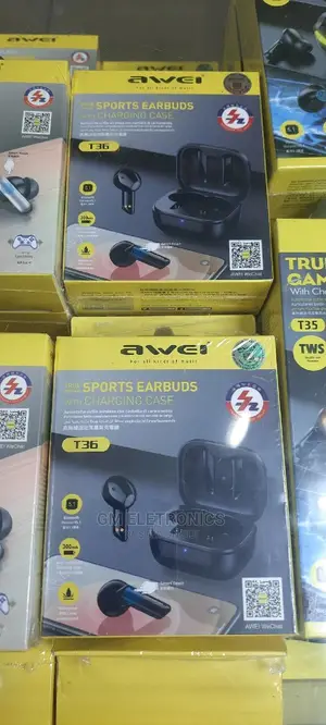 AWEI T36 TWS Bluetooth 5.0 Wireless Waterproof Touch Stereo
