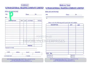 Receipt Books Editing