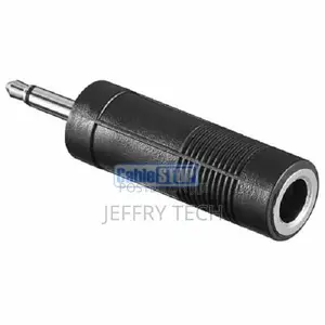 3.5mm MONO Male Plug to 6.35mm MONO 1/4 Inch Female Jack Soc