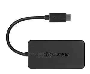 Transcend 4-Port HUB USB 3.1 Gen 1 Type C, Black