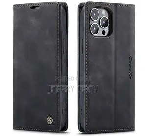 Caseme iPhone 13 Pro Max Wallet Kickstand Case Black