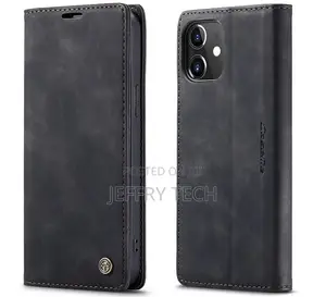 Caseme iPhone 12 Mini Wallet Kickstand Magnetic Flip Case Bl