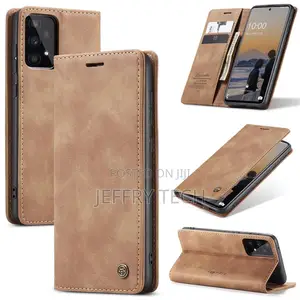 Caseme Samsung Galaxy A33 5G Wallet Magnetic Case Brown