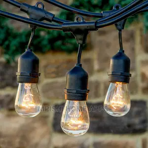String Light 10m Outdoor/Indoor With Bulbs