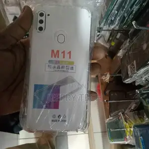 Bumper for Samsung Galaxy M11 (Silicone_transparent)