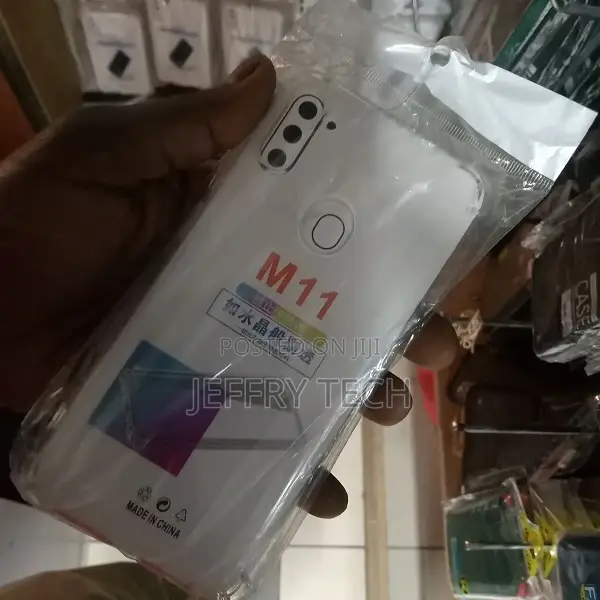 Bumper for Samsung Galaxy M11 (Silicone_transparent)