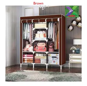 Mettalic Wardrobe 3 Column,