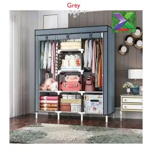 Mettalic Wardrobe 3 Column*