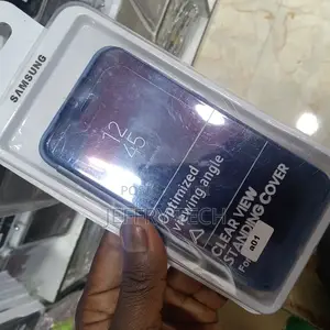 Flip Cover for Samsung A01 Clear View Mirror Flip Cove