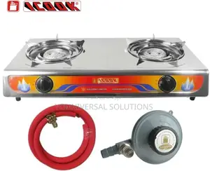 Complete Table Top 2 Burner Gas Stove Cooker