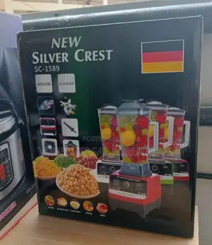 4litres 2 in 1 Silver Crest Commercial Blender.