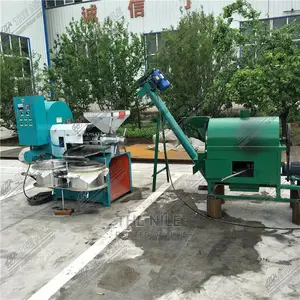 Oil Press With Feeder Frying Pan