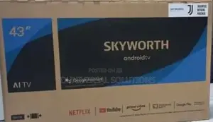 Skyworth 43 Inches Smart Android Flameless Digital Tv.