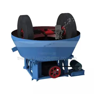 China Double Wheel Wet Pan Mill for Gold