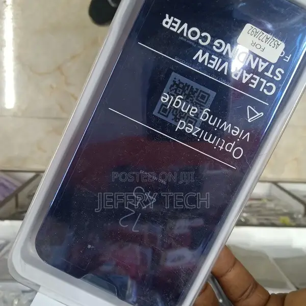 OPPO A92/A52 Plating Mirror Flip Case Black