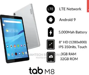 New Lenovo Tab M8 (HD) 32 GB Gray