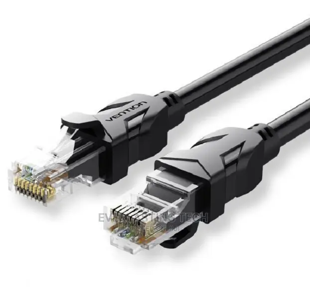 Vention Cat6 Utp Patch Cord Cable 0.5M Black