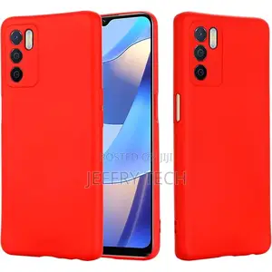 Oppo A16 Silicone Case Soft Liquid Silicone Cover Soft Mic