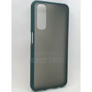 Realme 7 Slim Fit Silicone Cover With Soft Edges - Dark Gree