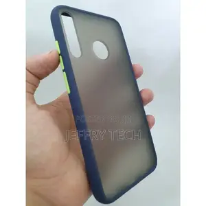 Huawei Y7P 2020 Slim Fit Silicone Cover With Soft Edges - Bl