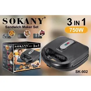 3 in 1 Sokany Sandwich Maker.
