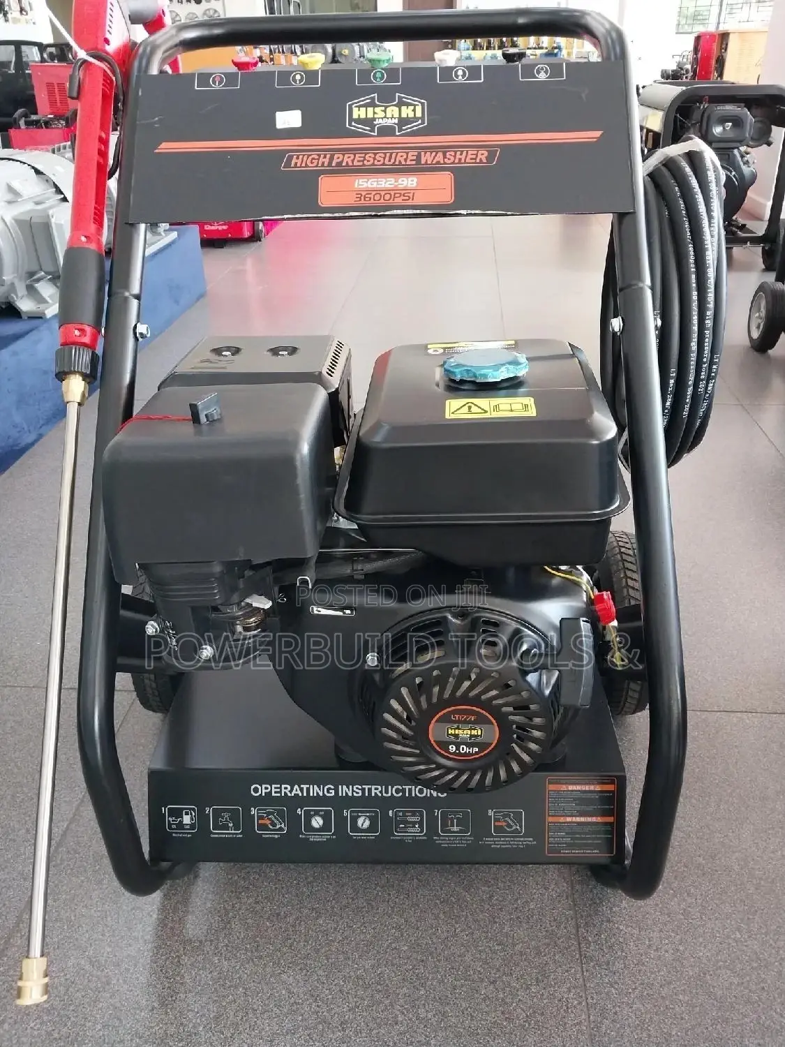 Hisaki 3750psi Carwash Machine
