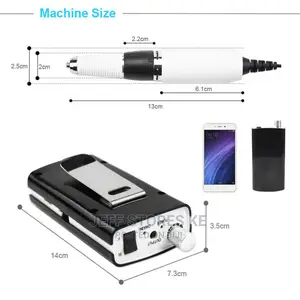 Rechargeable Rotatable Nail Dril
