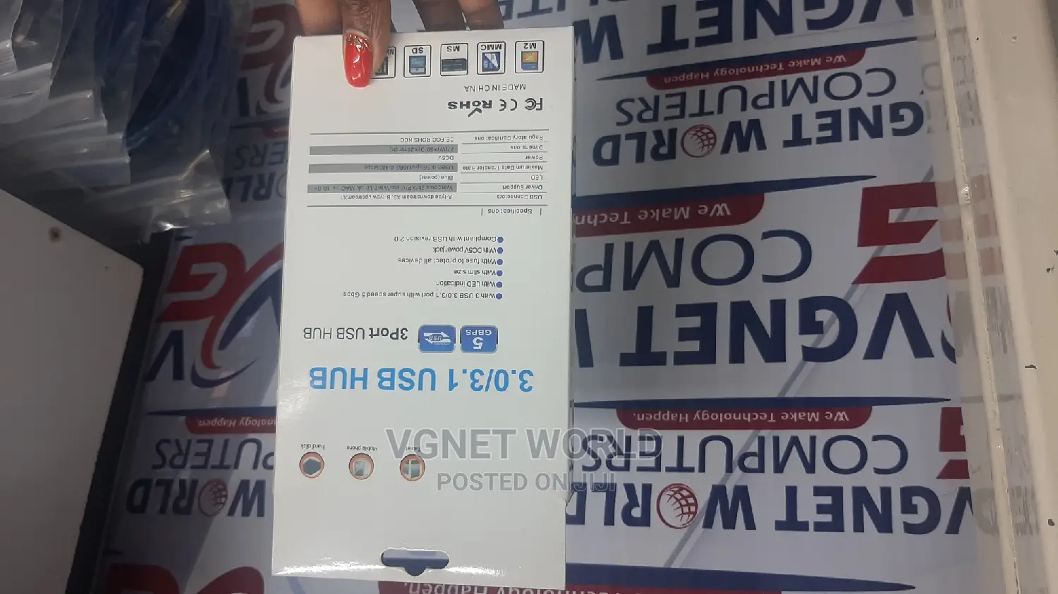 Card Reader With Usb Hub 3.0/3.1