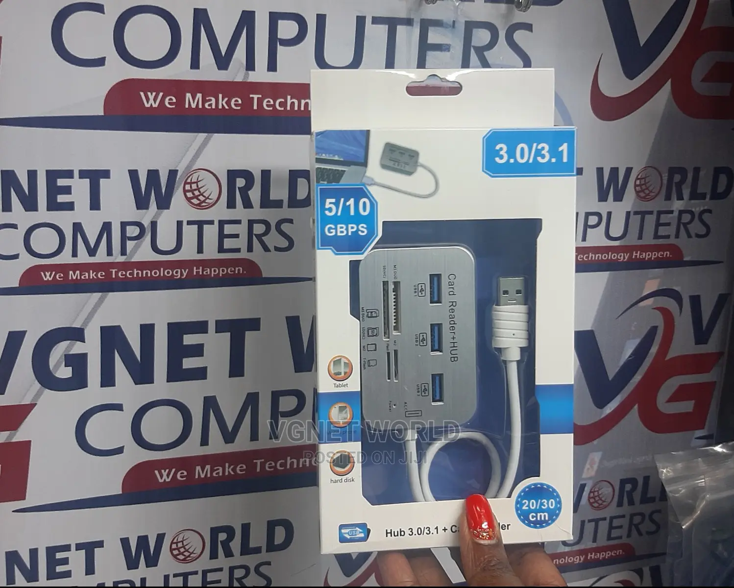 Card Reader With Usb Hub 3.0/3.1