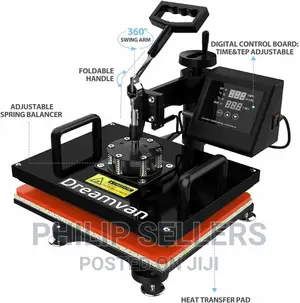 Heating Board:12′′ X 15′′;Plate Press(#1): 5′′, Plate