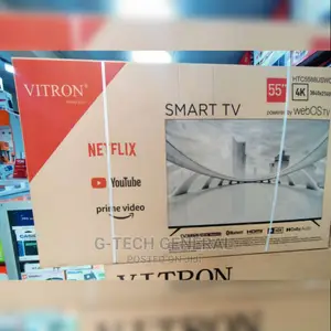 Vitron 55inch Smart Webos Youtube, Netflix Led Frameless Tv