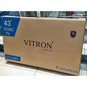 Vitron 43 Flameless Smart Android Digital TV.