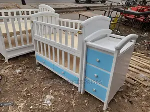 Dubai Morden Baby Cot Plus Side Drawers