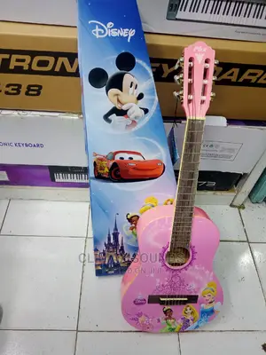 Acoustic Guitar, Pink ,Bag