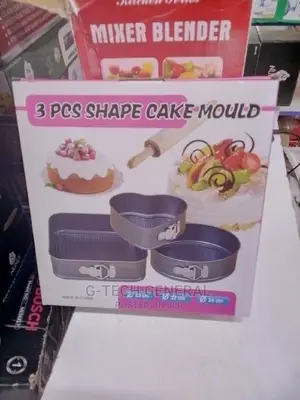 Round,Square and Heart Cake Mould.