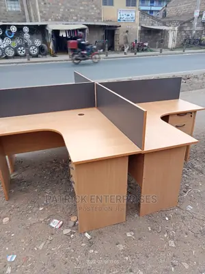 Morden Lshaped 4 Way Workstation