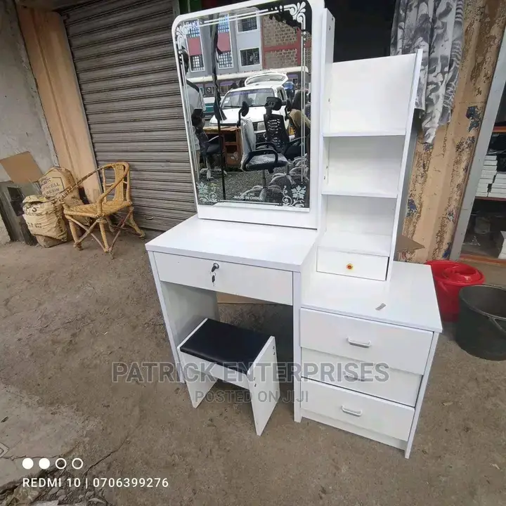 Imported European Dressing Table With a Sliding Mirror