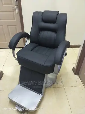 Black Reclining Local Barber Chair