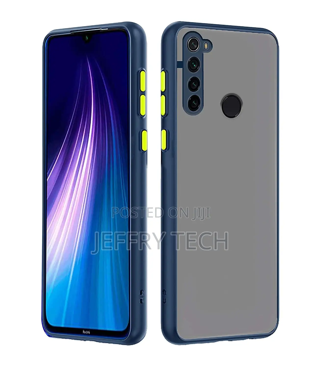 Redmi Note 8 Smoke Cover Protective Shockproof Matte Hard Ba