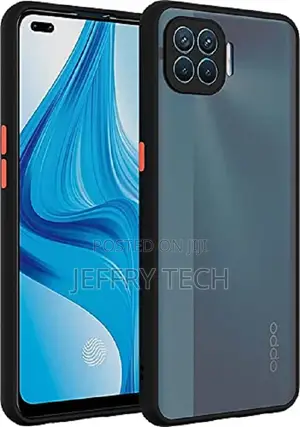 Camera Protection Case Cover for Oppo F17 Pro - Black