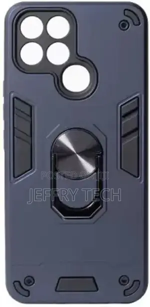 Back Cover for Infinix Smart 6 (Blue, Shock Proof, Pack Of