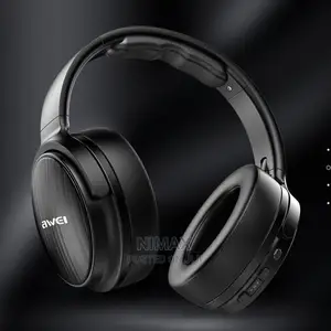 Awei Foldable Bluetooth-Compatible 5.0 Stereo Deep-Black