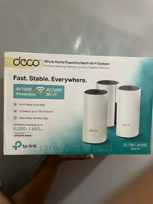 Tp-Link Deco P9 AC1200 + AV1000 Whole Home Hybrid Mesh Wifi