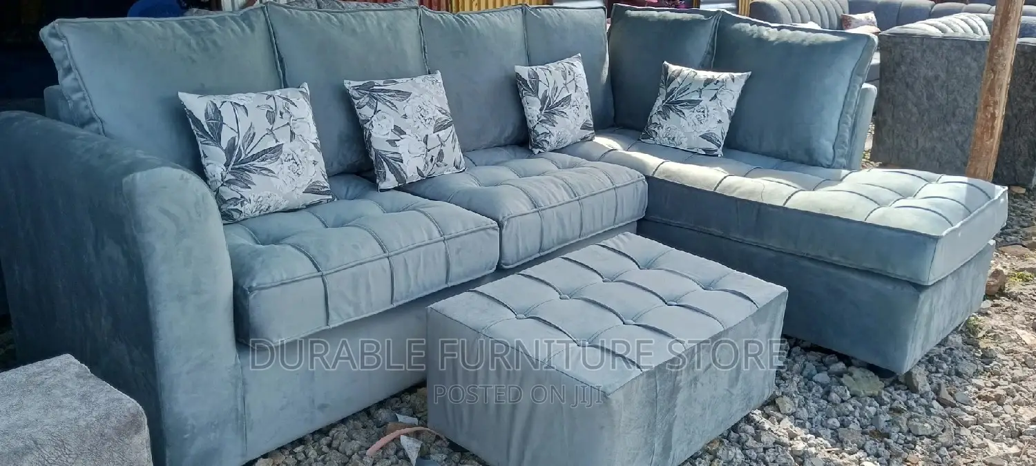 Grey L Seat 6 Seater