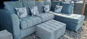 Grey L Seat 6 Seater