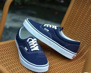 Navy Blue Off the Wall Vans