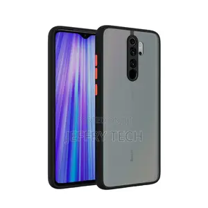 Smoke Translucent Hard Matte Back Case for Oppo Reno 2f- Bla